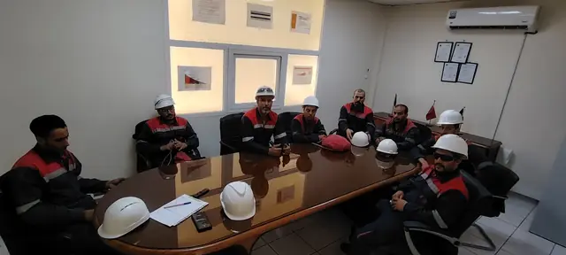 Réunion sécurité de l'équipe FIMEL